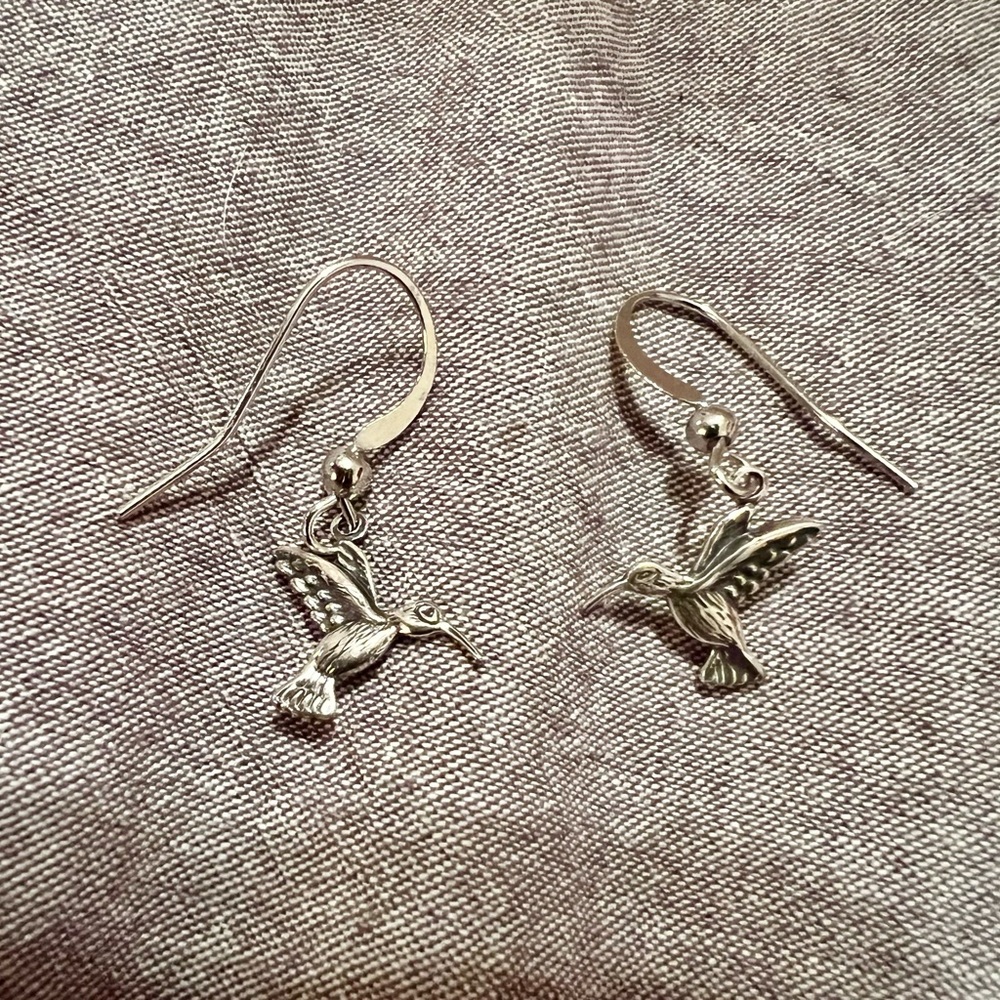 Sterling silver earrings - Picture 4 of 4